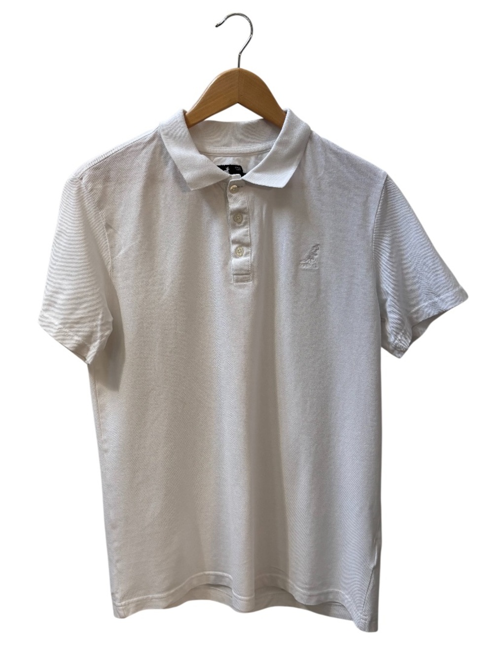 Kangol White Cotton Polo Shirt